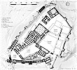 B�y�kkale, Saray kompleksi plan� - A. Schachner, 2019'dan uyarlanm��t�r