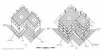 Tahmini olarak blocklar�n orijinal konumunu g�steren plan - J. D. Hawkins, 2000