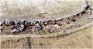Aerial view of the Topada monument - T. Bilgin, 2019